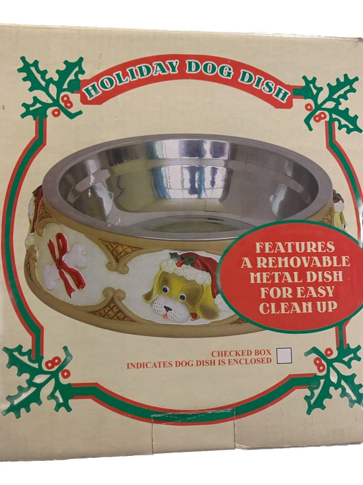 Dog Dish Christmas Dog Removable Dish