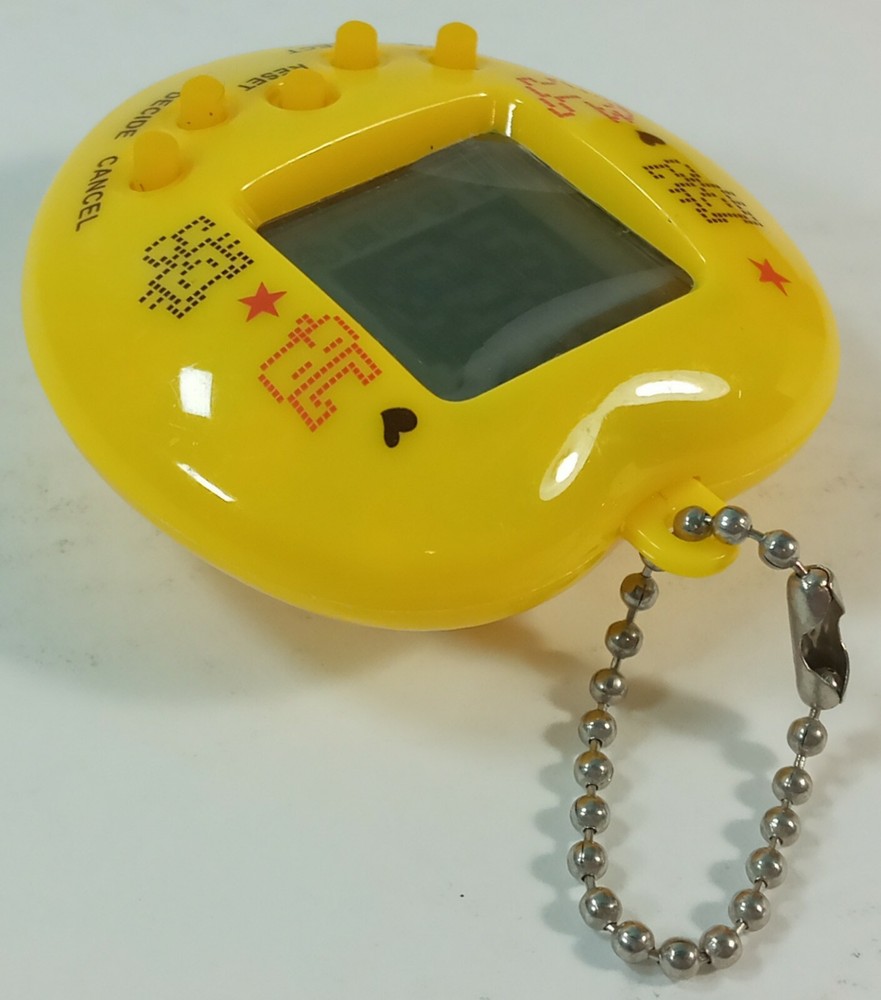 Yellow JIA YUAN Virtual Pet - RABBIT/Multi-Pet - Tested/Works