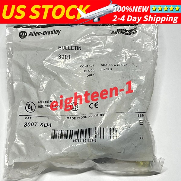 Allen Bradley 800T-XD4 Contact Block Series E