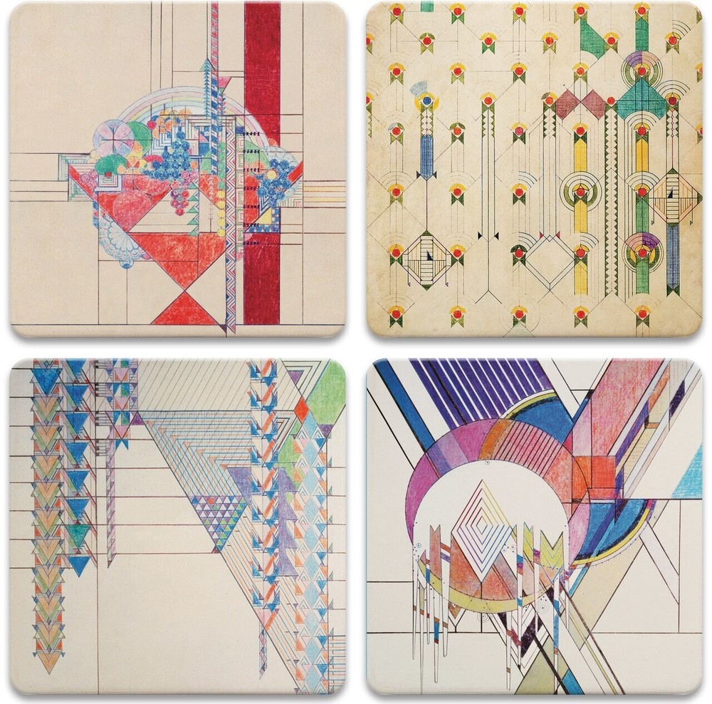 Frank Lloyd Wright Liberty Covers I Absorbent Stone Coasters