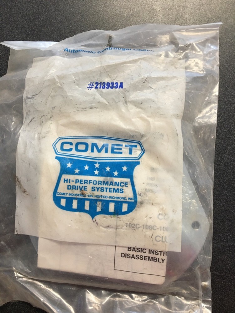 NEW COMET CLUTCH COVER PLATE/W BUSHING 213933A