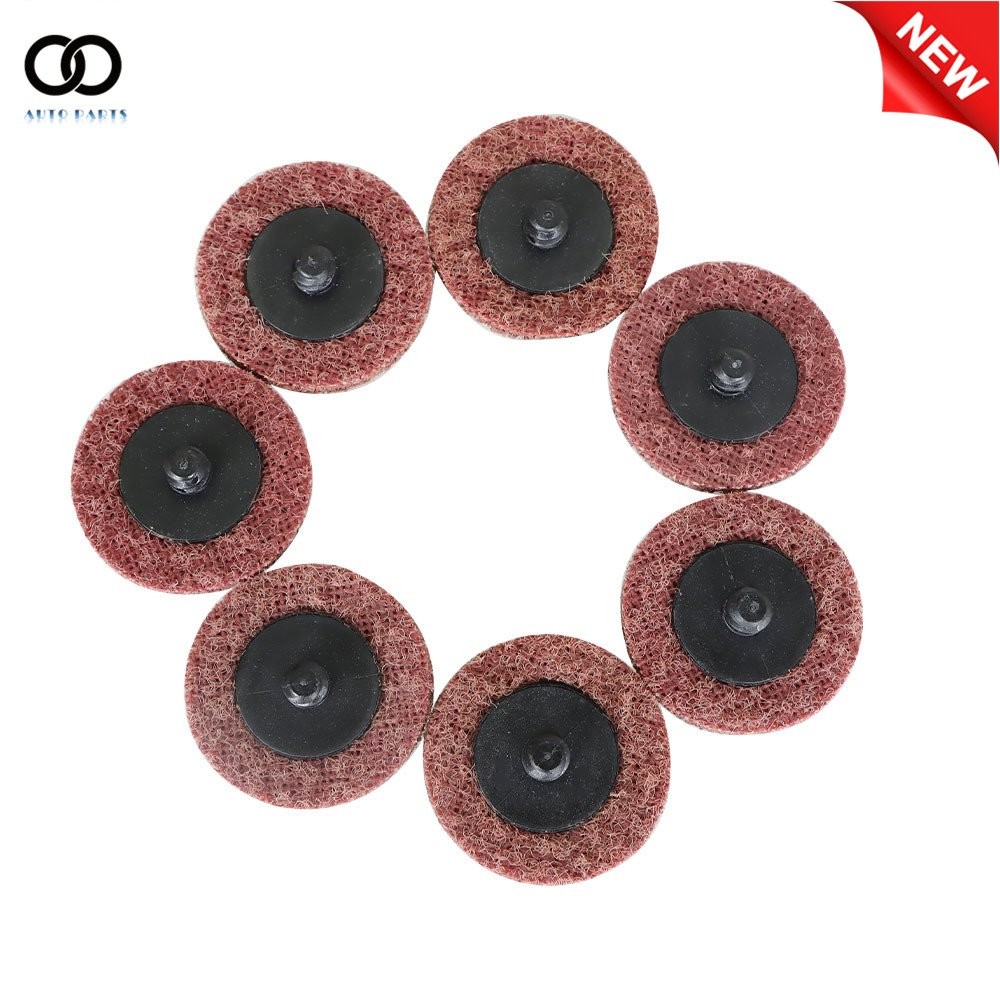 50× 2 inch Medium Surface Conditioning Discs Roll Lock Die Grinder Sanding Pads