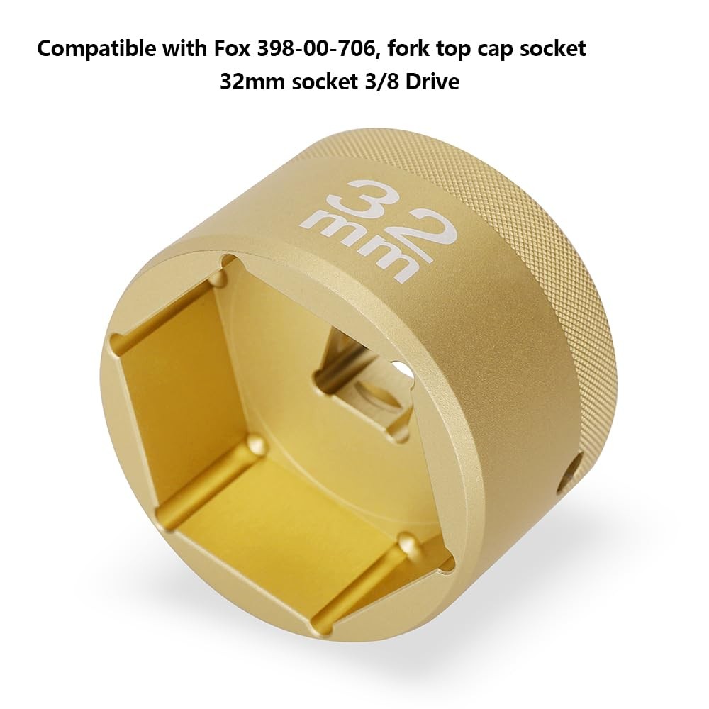 32mm Top cap socket Fork Socket Chamferless Flat for Fox 36 One Size
