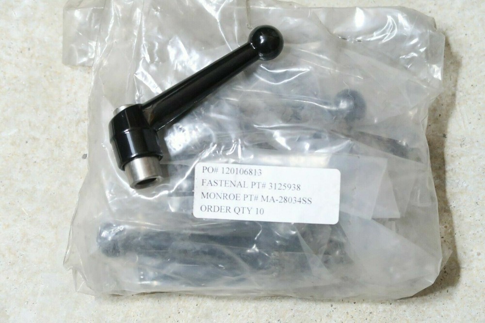 MONROE ENGINEERING MA-28034SS, #3 x 3/8 Reamed Insert Not Threded Handle