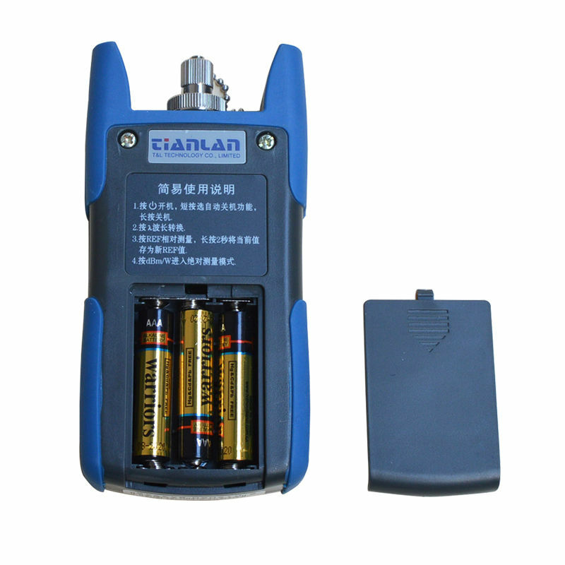 Fiber Optic Power Meter Tool Optical Tester Optical Light Source SC -70 to +10nm