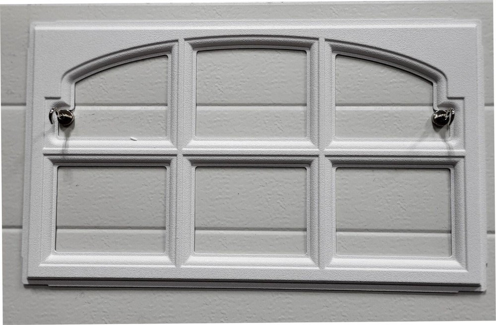 IDEAL CHARLESTON 508 Replacement Window Inserts /Short Panel Garage Door WHITE