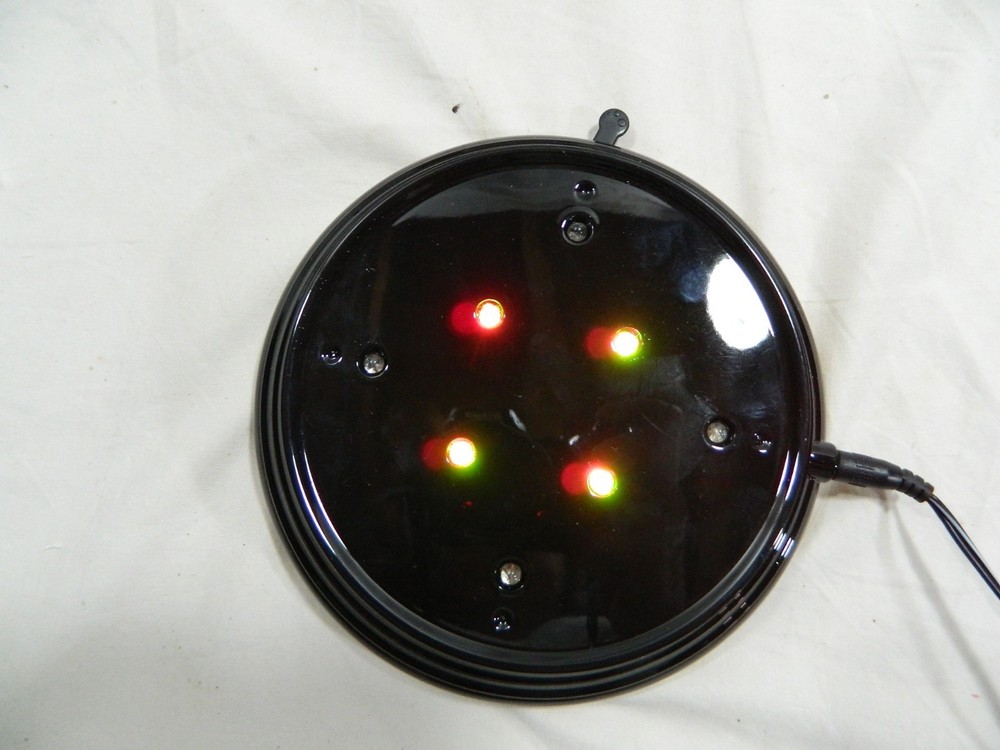 Light Up Display Black Stand Multicolored Illuminated Base