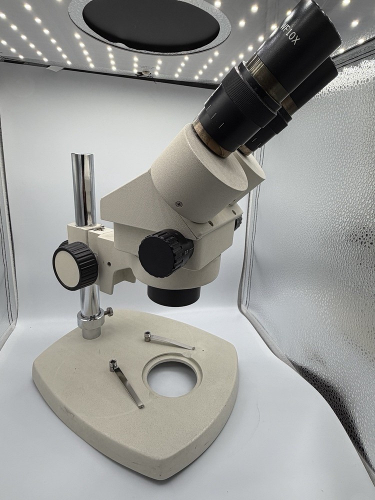 Binocular Stereo Microscope Upright WF10X Adjustable Zoom 0.7x-4.5x