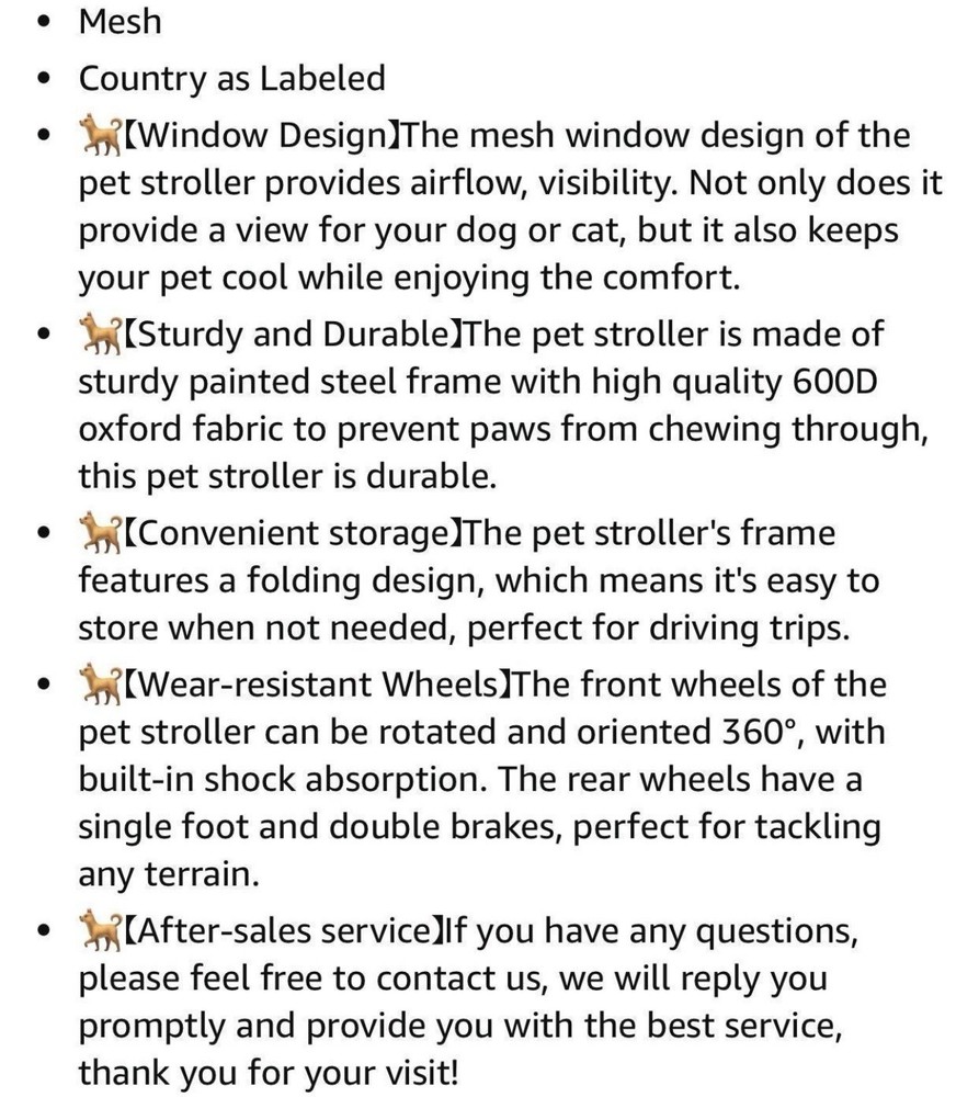 Ibiyaya Pet Stroller