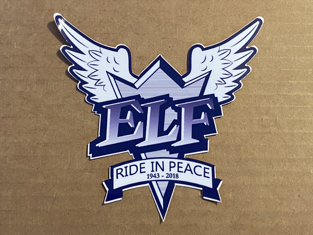 Elf Ride in Peace Bmx Sticker/Decal GT03072