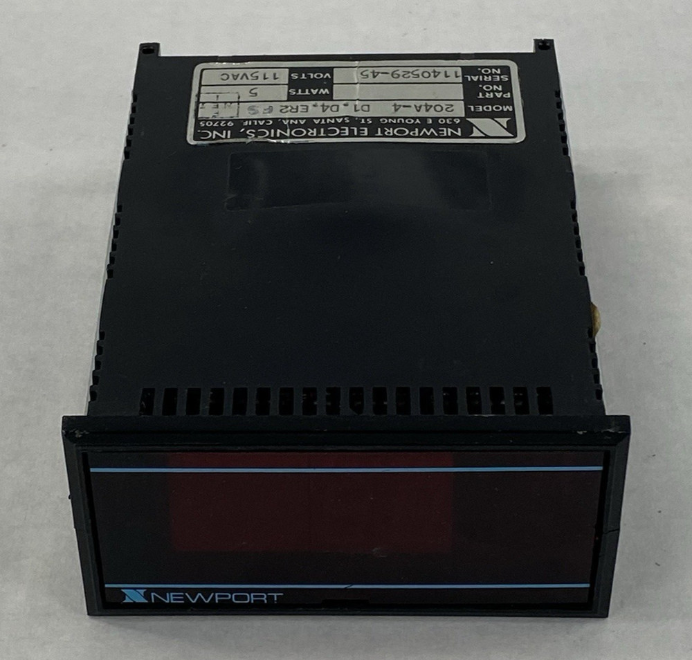 Newport Electronics 204A-4 D1 D4 ER2 FS Voltmeter