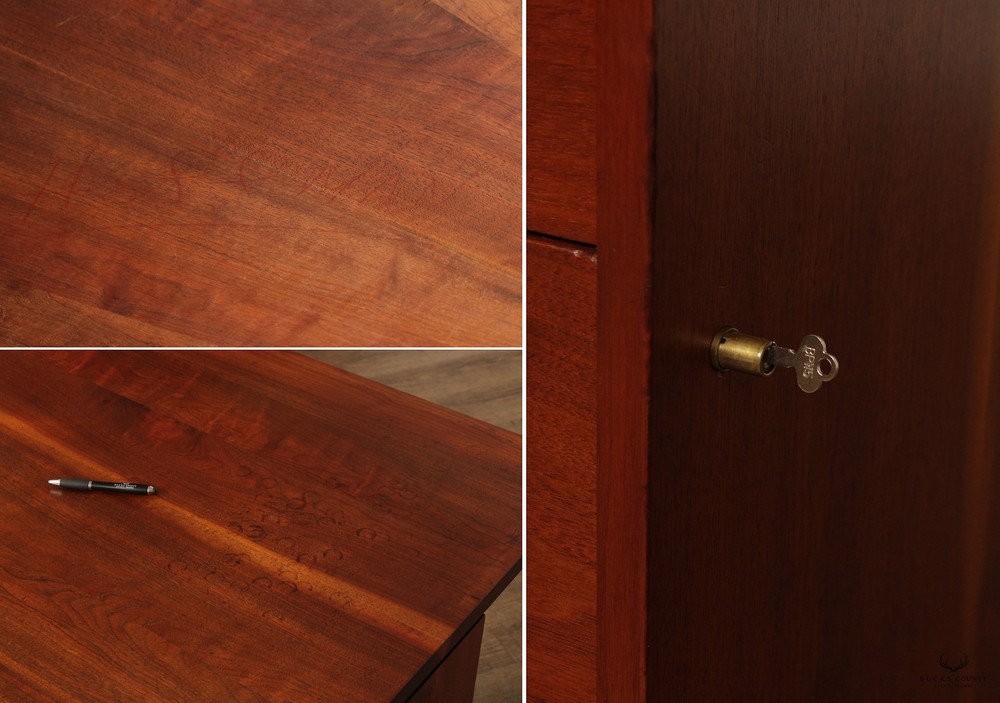 George Nakashima Studio Walnut Double Pedestal Desk