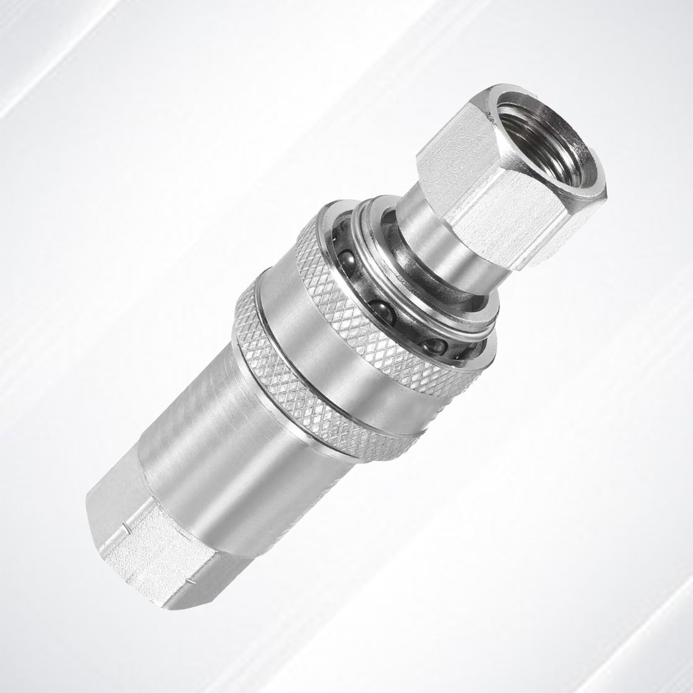 Hydraulic Quick Connect Coupler M14x1.5mm Female Thread Pipe Fitting Steel