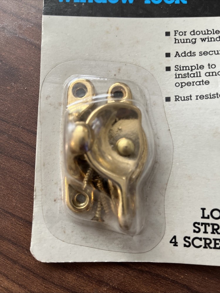 Sears vintage 6060 Solid Brass Window Lock New