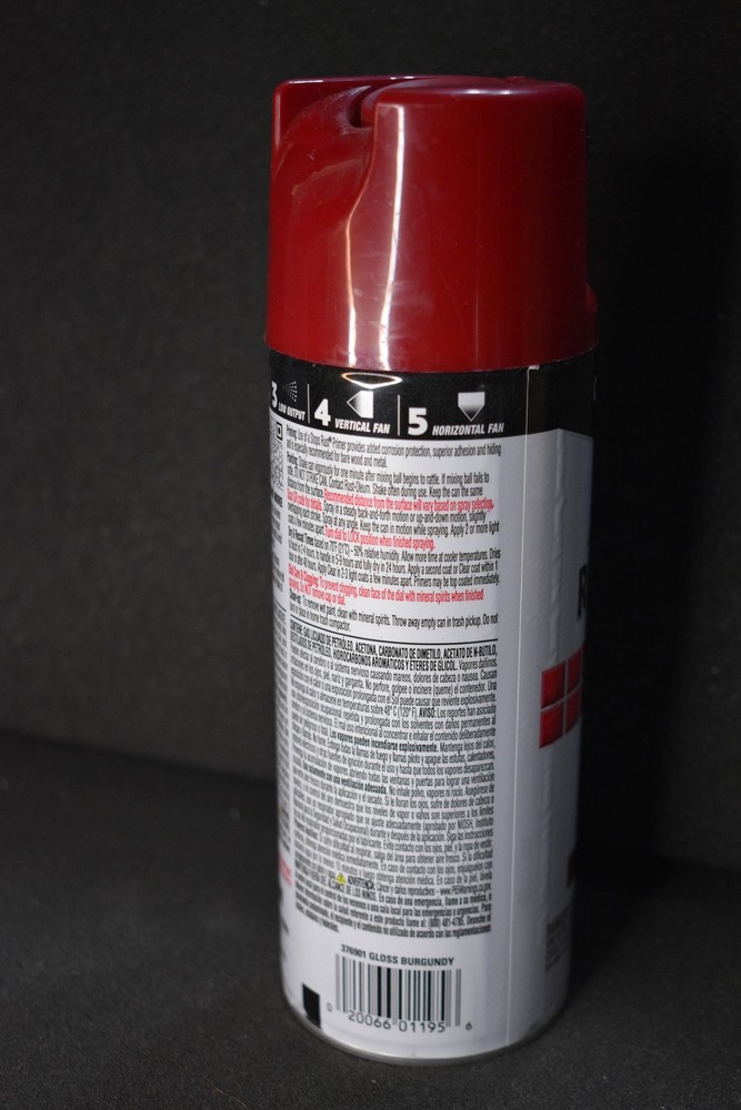 Rust-Oleum Stops Rust Gloss Protective Enamel Spray Paint - Burgundy 12oz