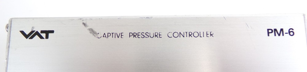 VAT 650PM-24CG-ADK3 Adaptive Pressure Controller PM-6 Working Surplus