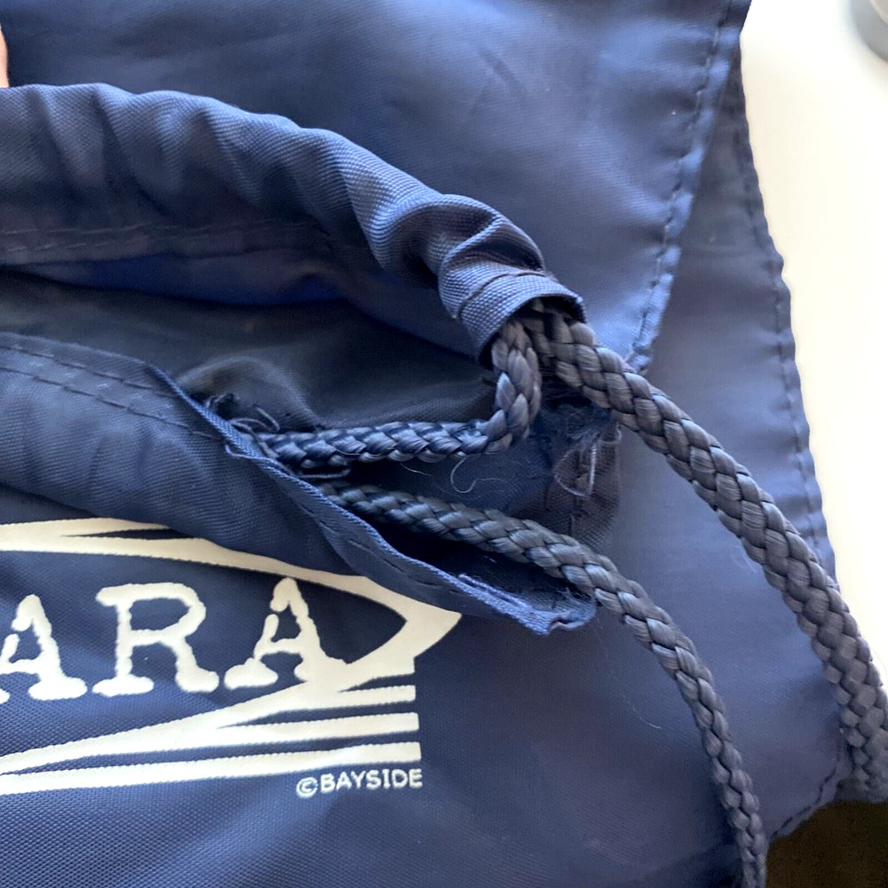 2005 Santa Barbara Triathlon 17x14" Drawstring Backpack Race Bag Blue