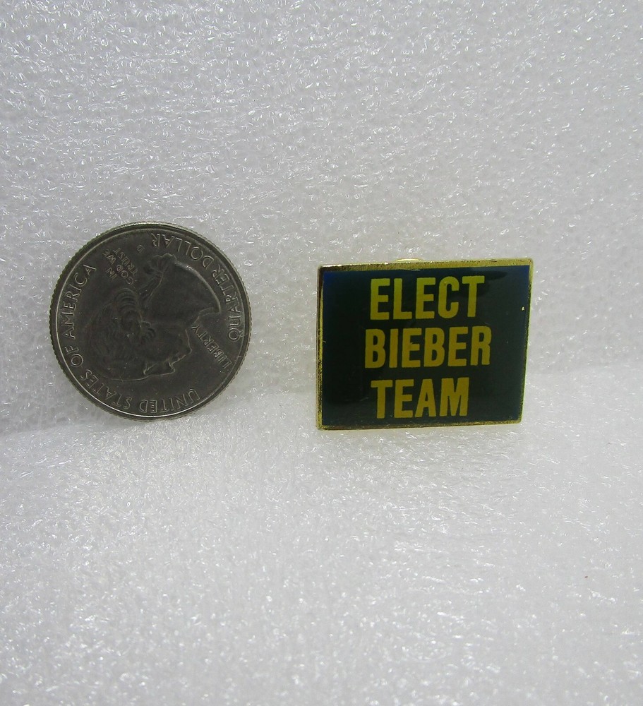 Elect Bieber Team Pin