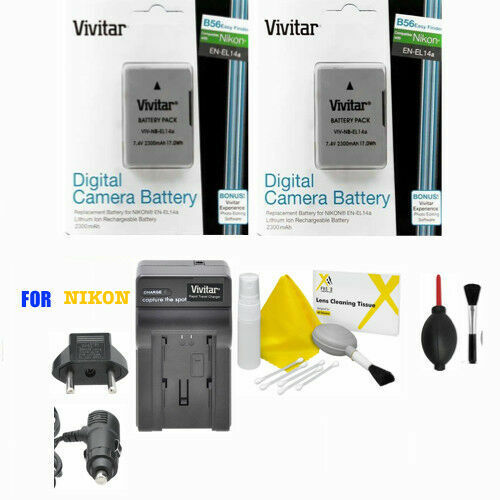 55MM HD ACCESSORY KIT FOR NIKON D3400 D5600 DSLR CAMERA LENSES FLASH BACKPACK