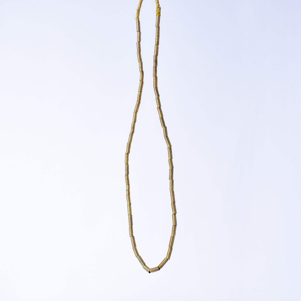Brass Color Coil Beads Ethiopia