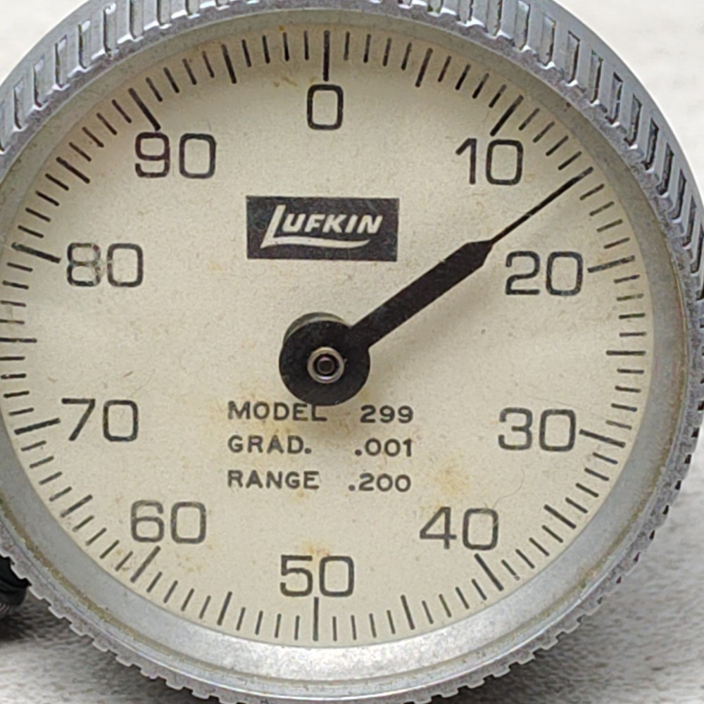 Lufkin 299 Dial Test Indicator Accessory Set & Case, No Indicator
