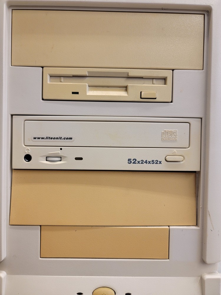 Vintage Gateway E-4200 Retro Gaming Computer Serial Parallel ISA Slot Floppy