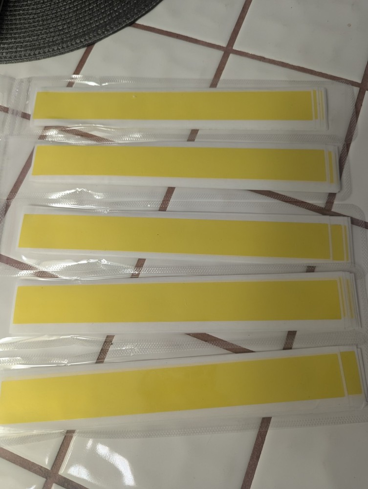 14pieces  ARROW WRAPS  Color- Yellow