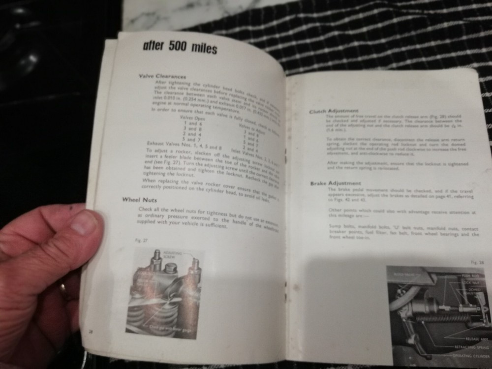 Ford Anglia Van Genuine Operators Manual