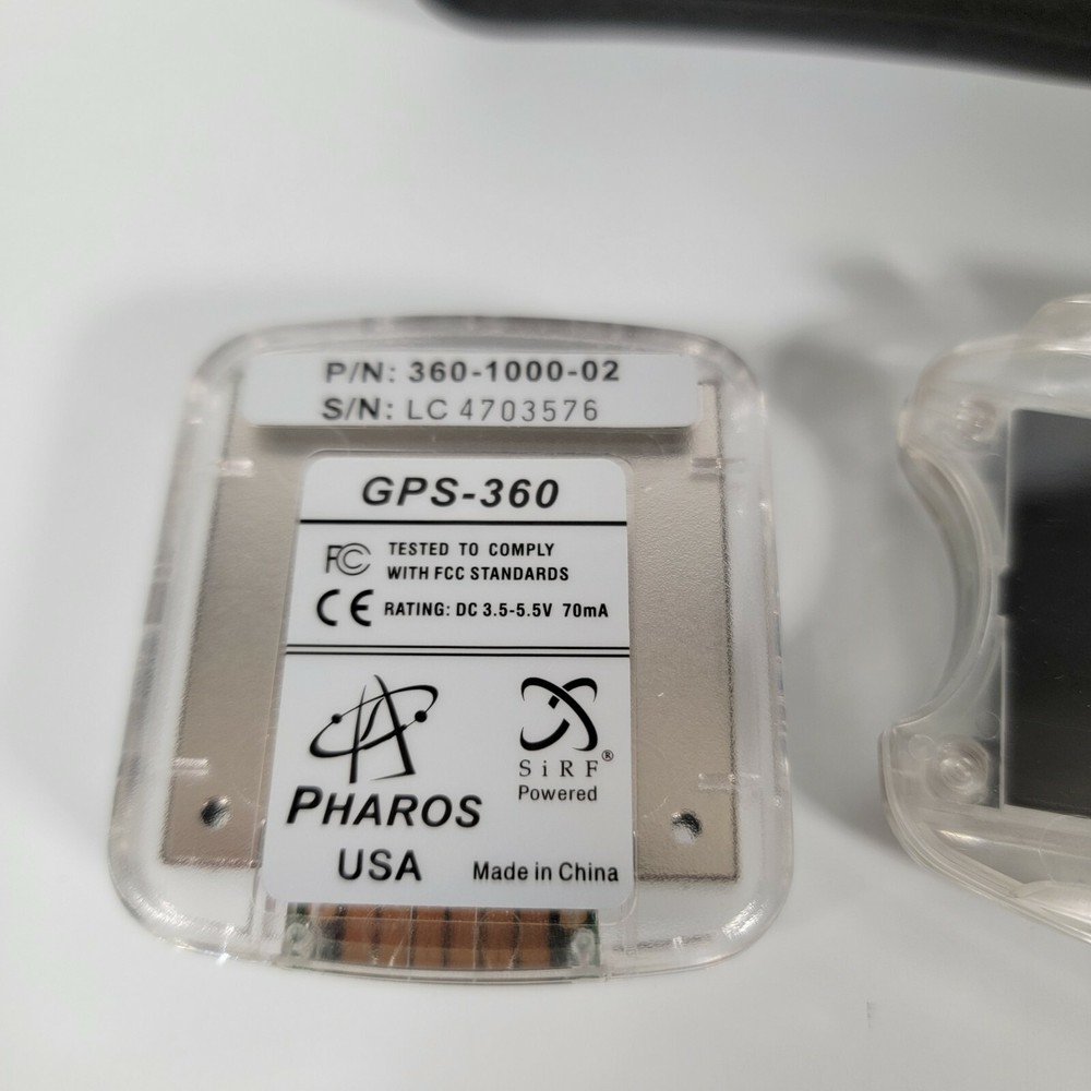 Pharos iGPS-BT GPS Receiver Bluetooth Dock Cradle - Tested