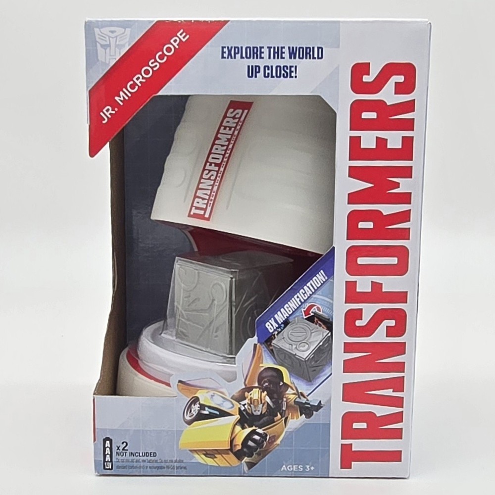 Transformers Jr. Lighted Microscope 8X Magnification New~Sealed