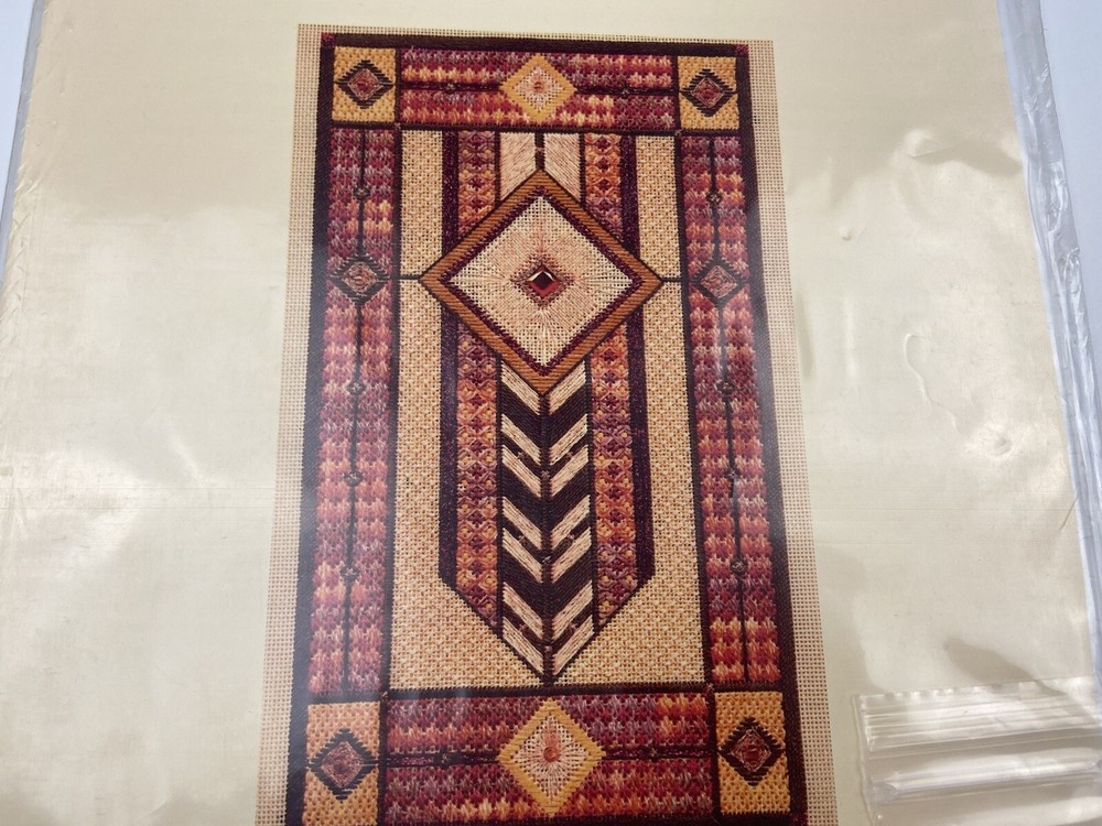 Laura J Perin Design Prairie Star sampler Needlepoint Impressionist Collection