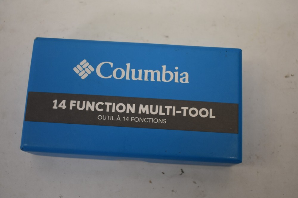 Columbia 14 Function Multi Tool BRANDED Black/Silver Stainless Steel Aluminum