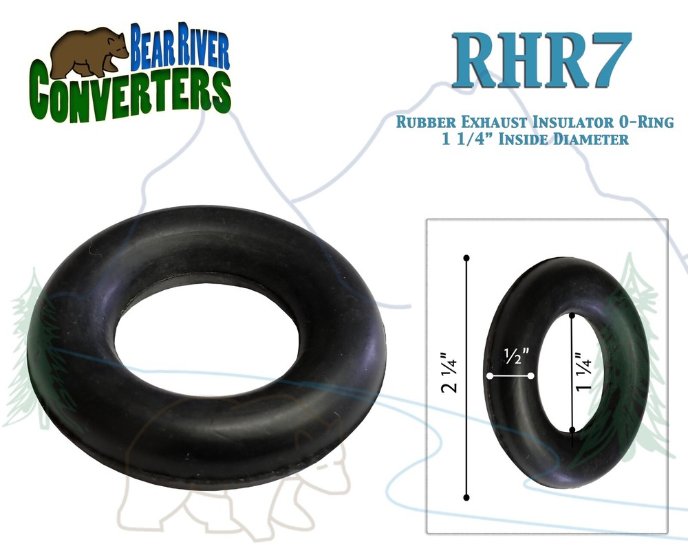 12 PACK 1 1/4" O-Ring Exhaust Rubber Insulator Grommet Hanger Bushing Support