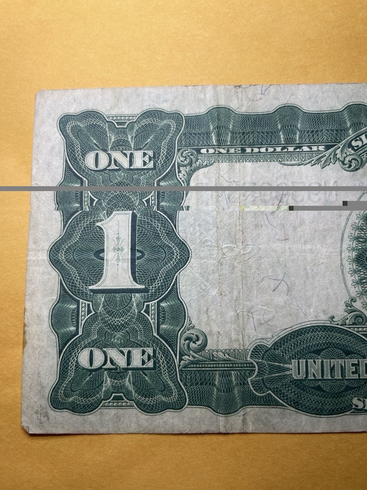 United States 1899 $1 Silver Certificate Black Eagle Large Size Note