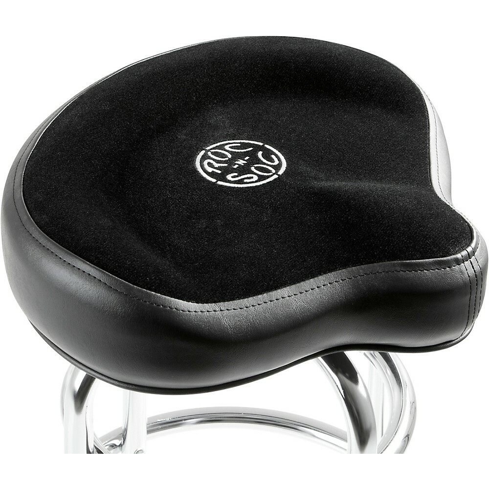 ROC-N-SOC Tower Saddle Seat Stool Black Short