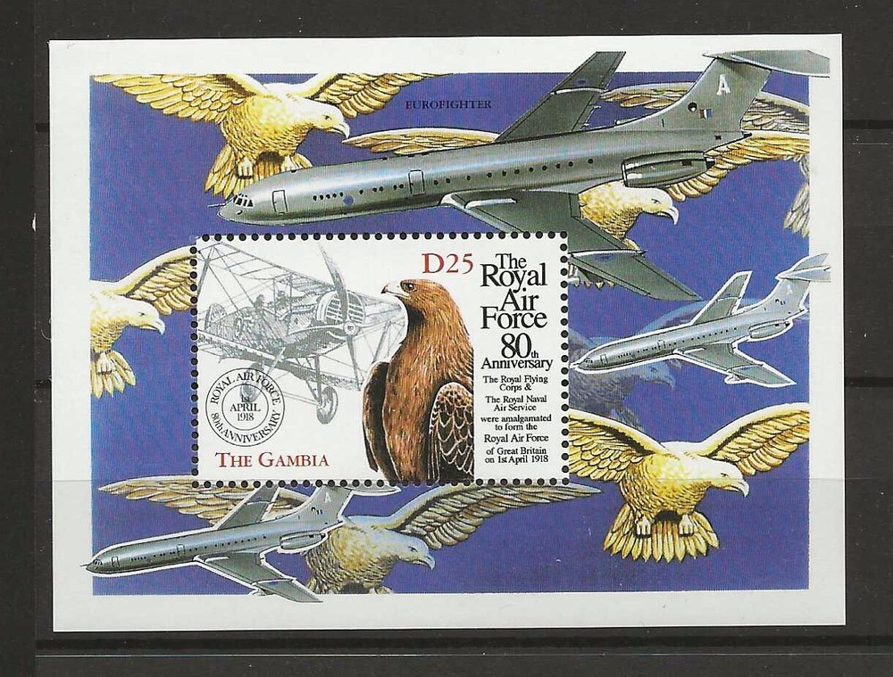 Gambia 1998 birds MNH (c437)