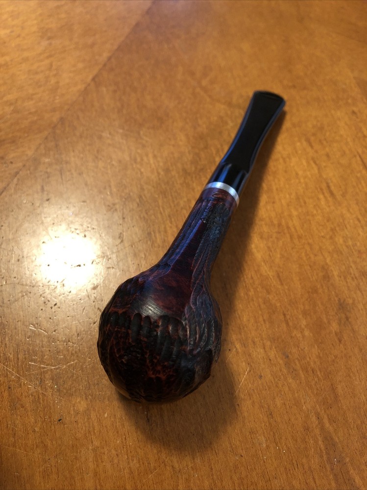 Austin Deep Carved Grain Estate Pipe Ready To Smoke