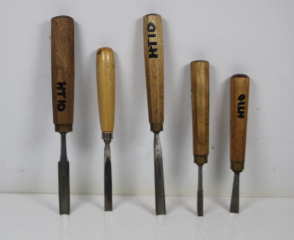 Lot of 5 Assorted Makers & Size Gouges Inv#JK102