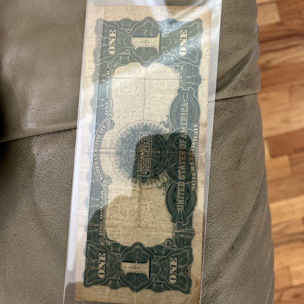 1899 $1 Silver Certificate famous Black Eagle Plastic Sleeve