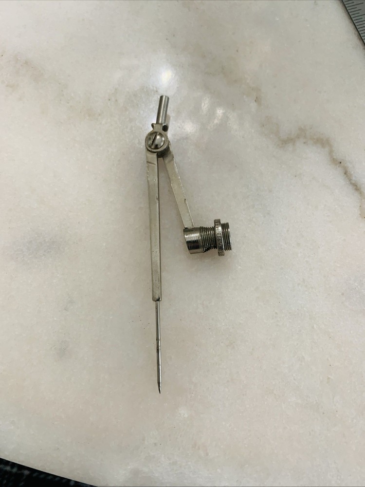 Drafting Compass And Geometry Rounder Vintage Used