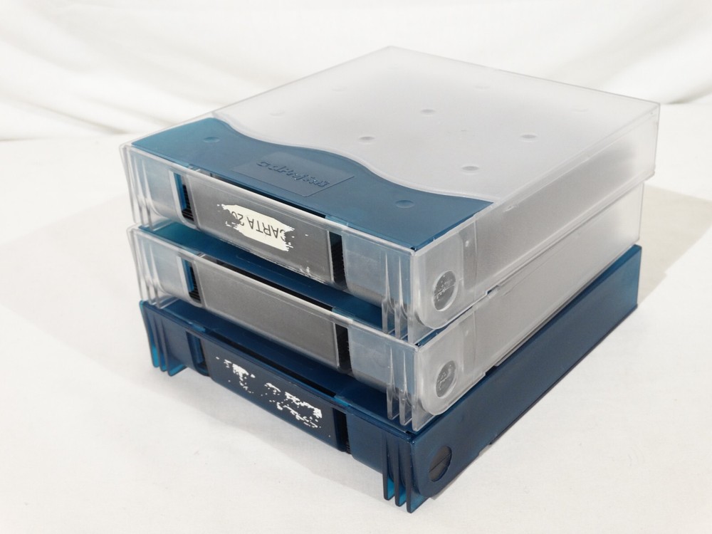 Lot Of (3) CDProjects CD Projects Plastic Blue Teal CD Storage Cases