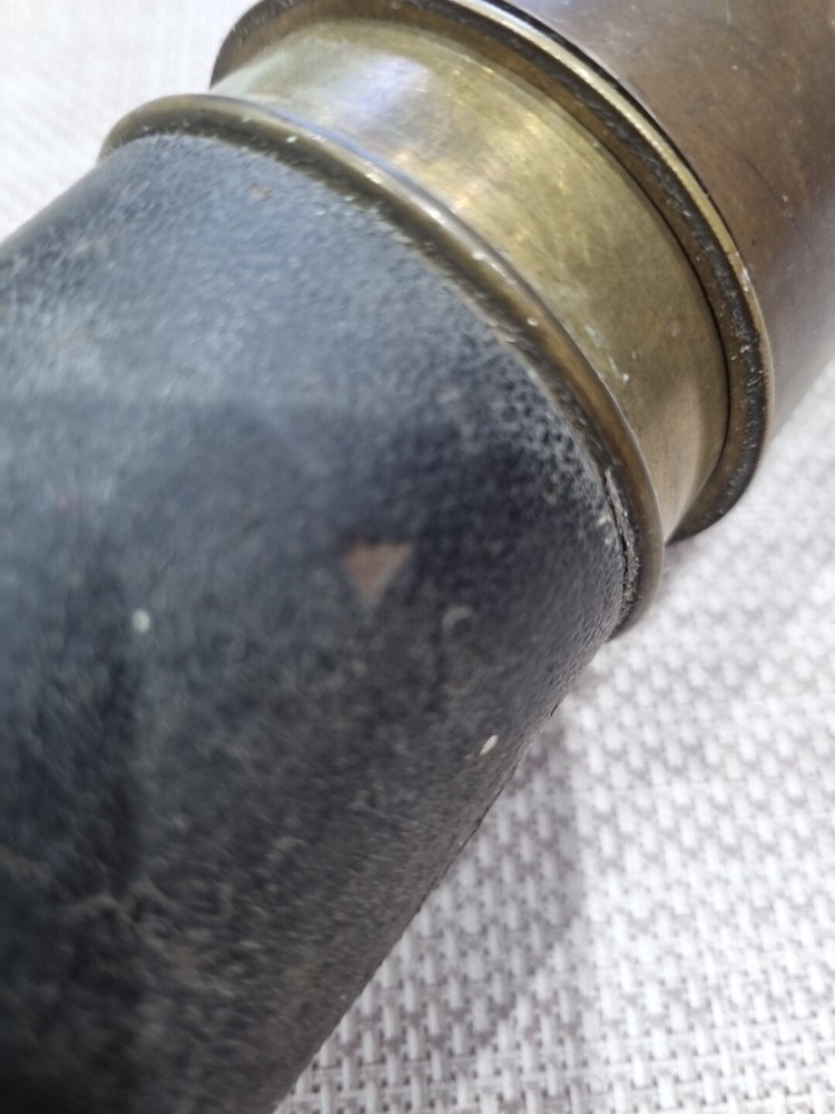 Victorian Bronzed Single Draw Telescope With Age Related Condition