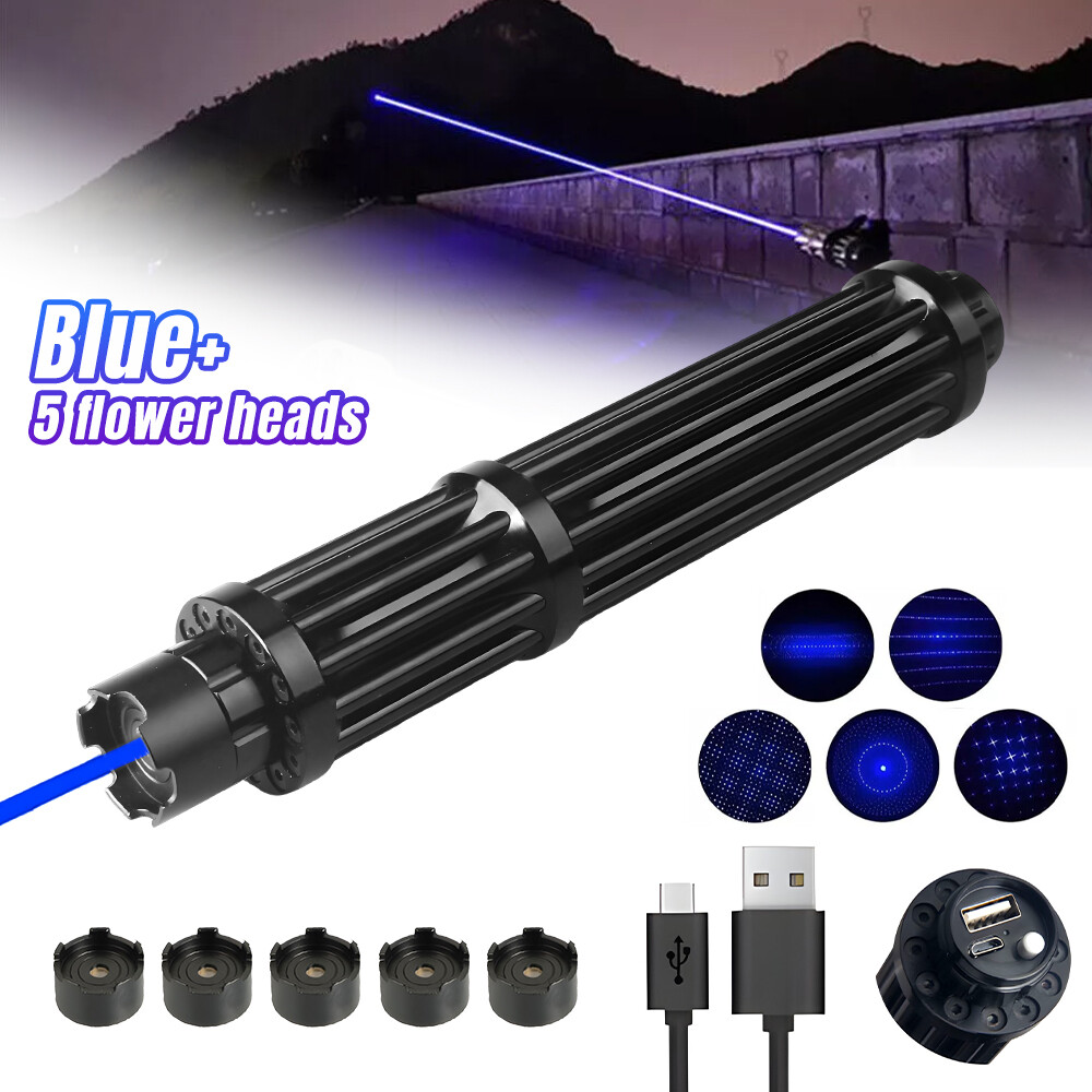 Most Powerful High Power Blue Laser Pointer Focus Lazer Burning Laser Pointer