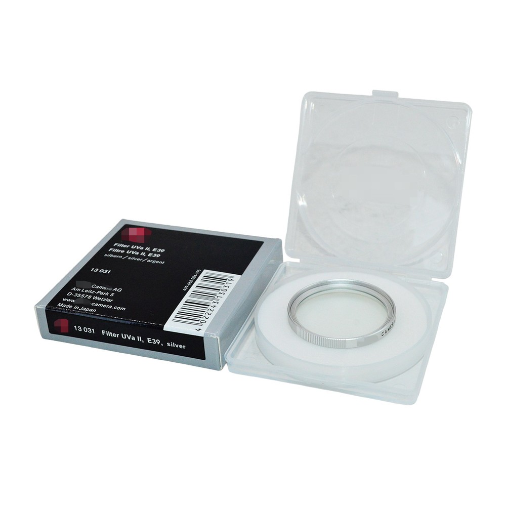 Genuine Leica UV Filter UVa II E39 Silver #13031