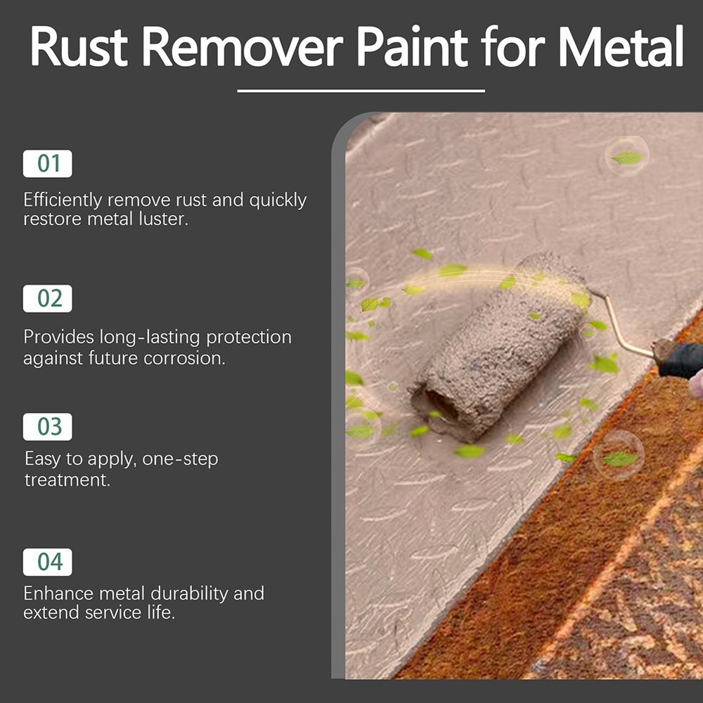 150ml Car Anti-Rust Chassis Rust Converter Metal Surface Rust Remover Deruster