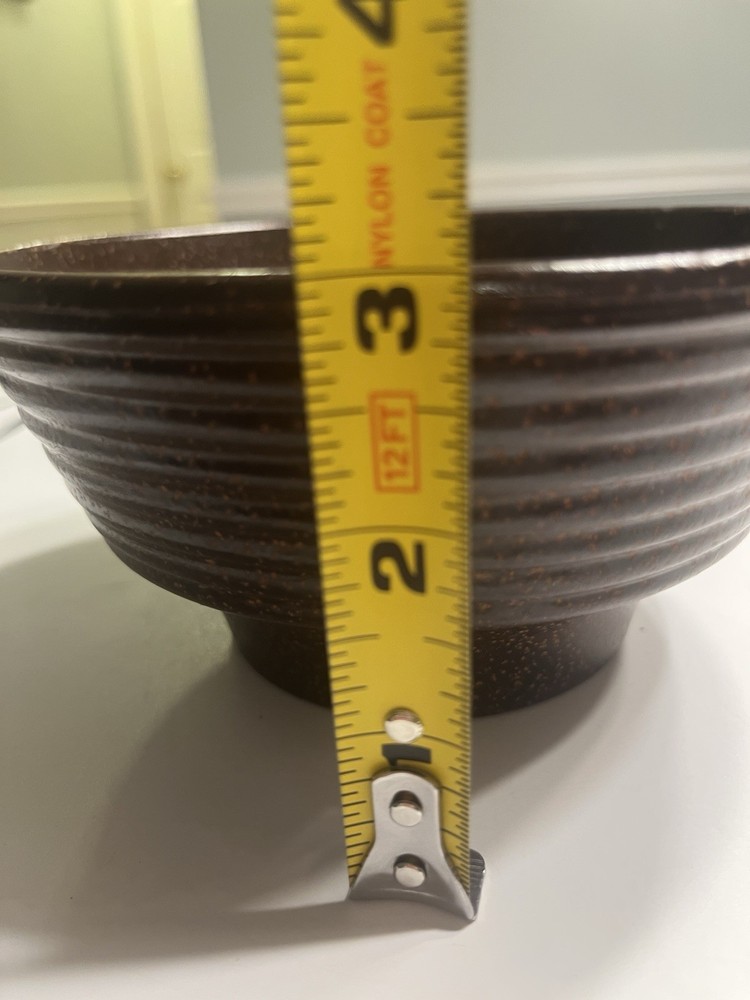 Germany Terracotta Ribbed 6” Bowl Planter