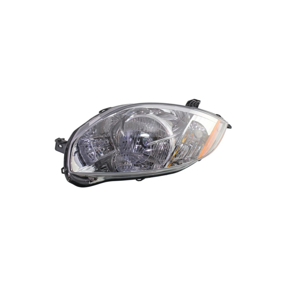 Headlight Assembly Set For 2007-2012 Mitsubishi Eclipse Left and Right Hatchback