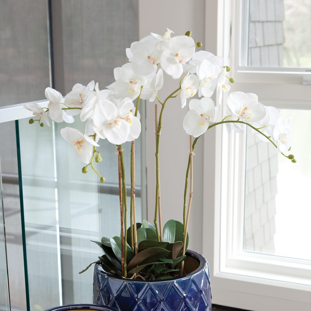 Orchid Bowl Drop-in 25" White