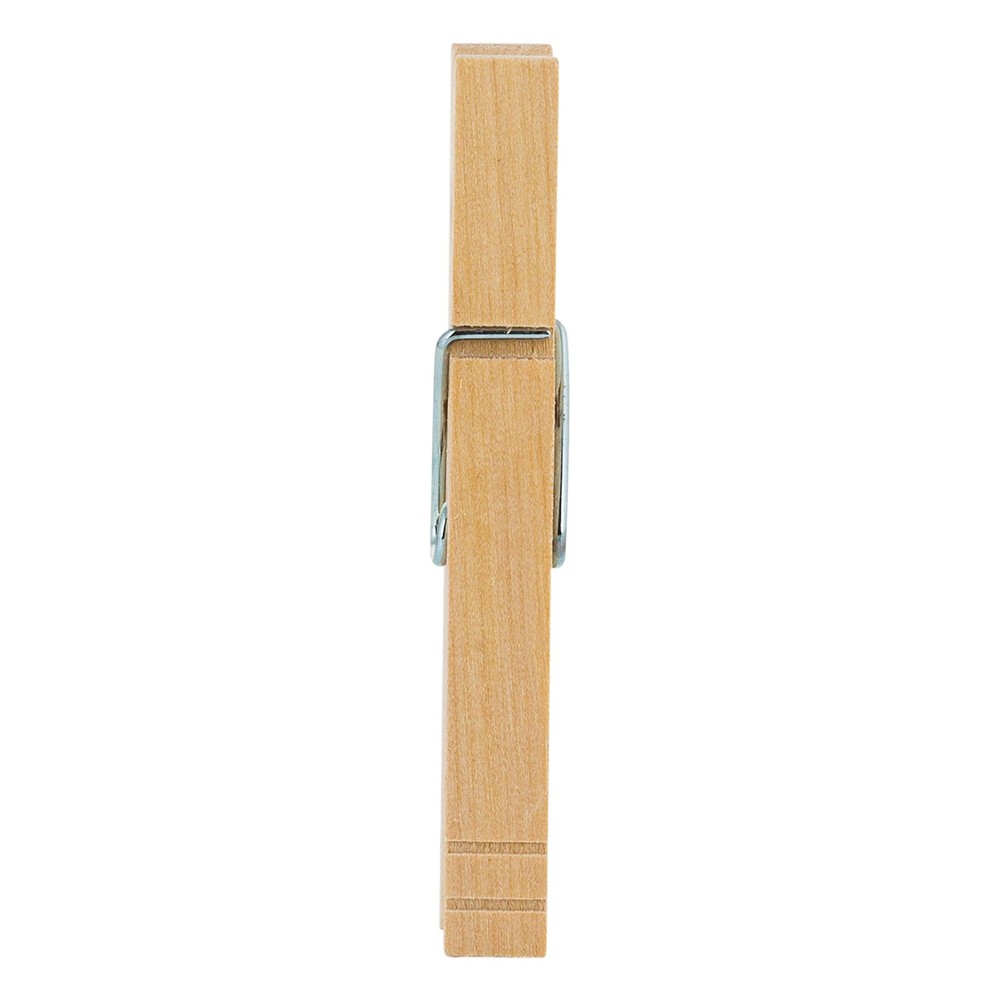Extra Large Wooden 100 Pack Clothespins Natural
