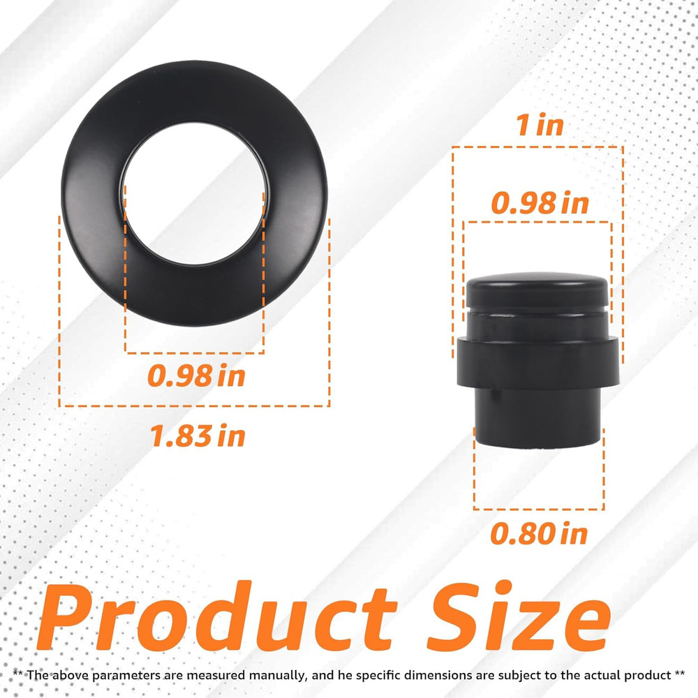 For Insinkerator STC-MTBLK Push Sinktop Switch Button, Replacement for Insinkera